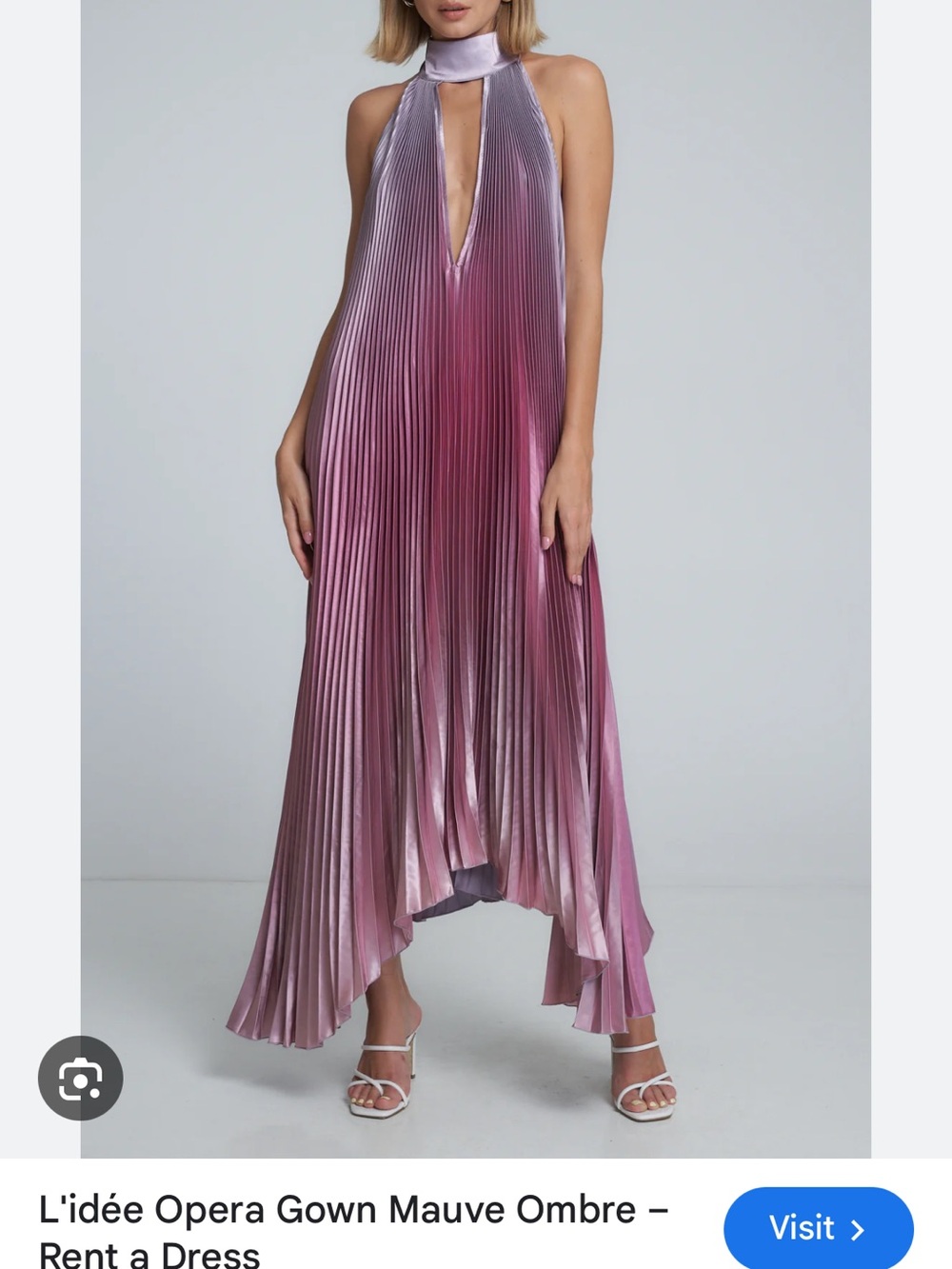L'IDÉE Woman Dusty Pink Pleated Midi Dress